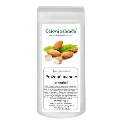 Pražené mandle se skořicí – ovocný sypaný čaj (Varianta ovocný čaj 500g)