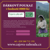 Dárkový poukaz Čajová zahrada (Varianta Hodnota 500 kč)