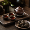 china puerh mini tuocha cerny caj v mini hnizdech atmosfera 6daa4cd2