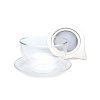 4008 1 skleneny salek gasper s nerezovym filtrem 400ml