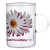 Čajová sklenička Tea Květiny 300 ml (Varianta Vlčí mák)