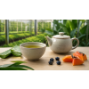 Aloe Vera & Řasa Spirulina – zelený ochucený čaj (Varianta zelený čaj 1000g)