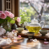 Květy japonské třešně – zelený ochucený čaj s cherry (Varianta zelený čaj 500g)